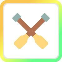 Rowing Creative Icon Design vector