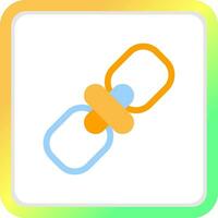 Link Creative Icon Design vector