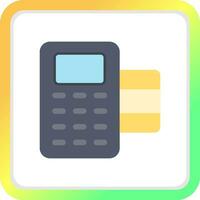 POS Terminal Creative Icon Design vector