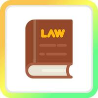 Law Book Creative Icon Design vector