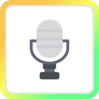 Microphone Creative Icon Design vector