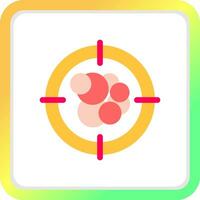 Cancer Target Creative Icon Design vector