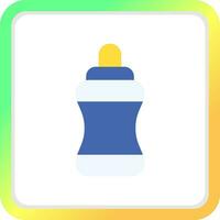 Water Bottle Creative Icon Design vector