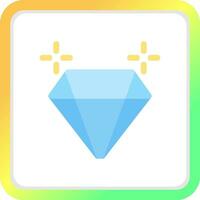 diseño de icono creativo de diamante vector