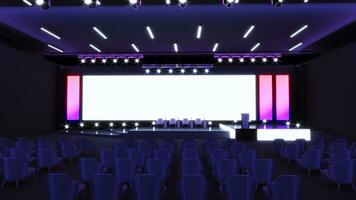 Empty stage Design for mockup and Corporate identity, Original designed stage photo