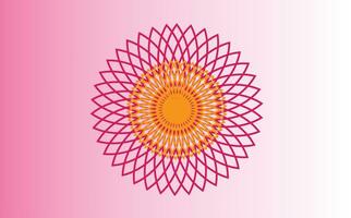 luxury Mandala design vector background vintage abstract floral pattern design Vector Art