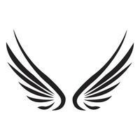 wing icon logo vector design template