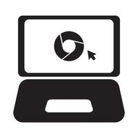 computer icon logo vector design template