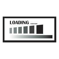 loading icon logo vector design template