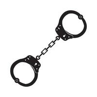 handcuffs icon logo vector design template