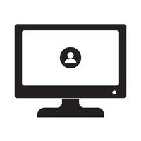 computer icon logo vector design template