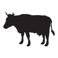 vaca icono logo vector diseño modelo