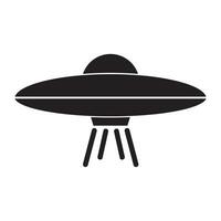 alien spaceship icon logo vector design template