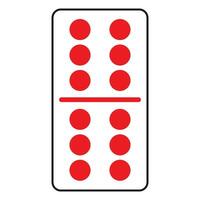 domino icon logo vector design template