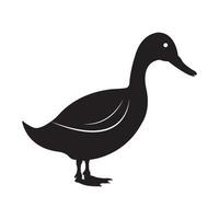 plantilla de diseño de vector de logotipo de icono de pato