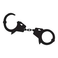 handcuffs icon logo vector design template