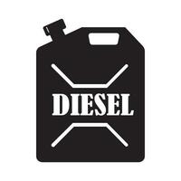 combustible diesel icono logo vector diseño modelo