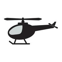 helicopter icon logo vector design template