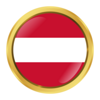 Badge Gold Flag of Austria png