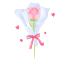 acquerello San Valentino regalo illustrazione png