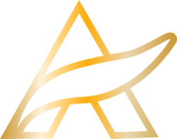 Alphabet letter icon logo A png