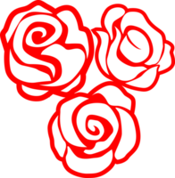 icône de fleur rose png