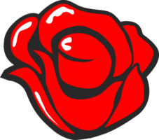 icône de fleur rose png