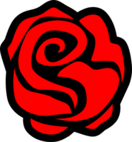 Rose flower icon png