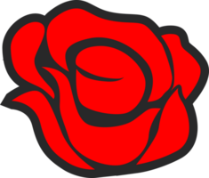 icône de fleur rose png
