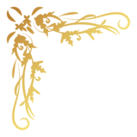 oro Vintage ▾ angolo e telaio filigrana. retrò turbine divisore modello ornamento con classico stile. elemento design calligrafia. decorazione per telaio, saluto carta, invito, menù, certificato. png