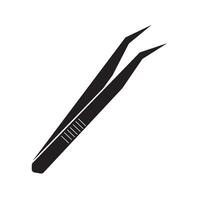 tweezers icon logo vector design template