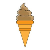 ice cream icon logo vector design template