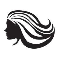 plantilla de diseño de vector de logotipo de icono de cabello