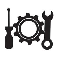 reparar icono logo vector diseño modelo