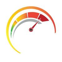 speedometer icon logo vector design template