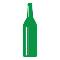 botella icono logo vector diseño modelo