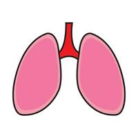 lungs icon logo vector design template