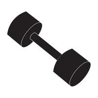 barbell icon logo vector design template