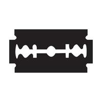 maquinilla de afeitar espada icono logo vector diseño modelo