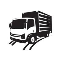 truck icon logo vector design template