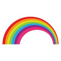 rainbow icon logo vector design template