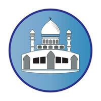 mezquita icono logo vector diseño modelo