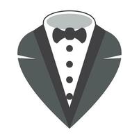 tuxedo icon logo vector design template