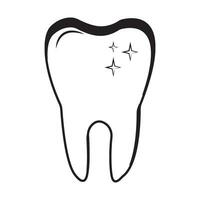 tooth icon logo vector design template