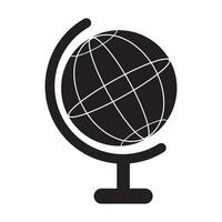 globe icon logo vector design template