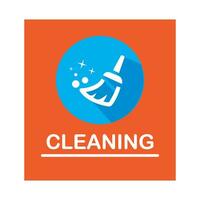 cleaning icon logo vector design template