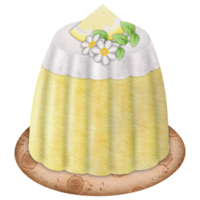 Honey Lemon Pudding png