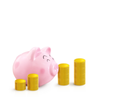 Piggy bank PNG transparent