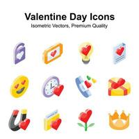 Get your hold on this creatively crafted valentines day vectors set, up for premium use