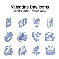 Get your hold on this creatively crafted valentines day vectors set, up for premium use